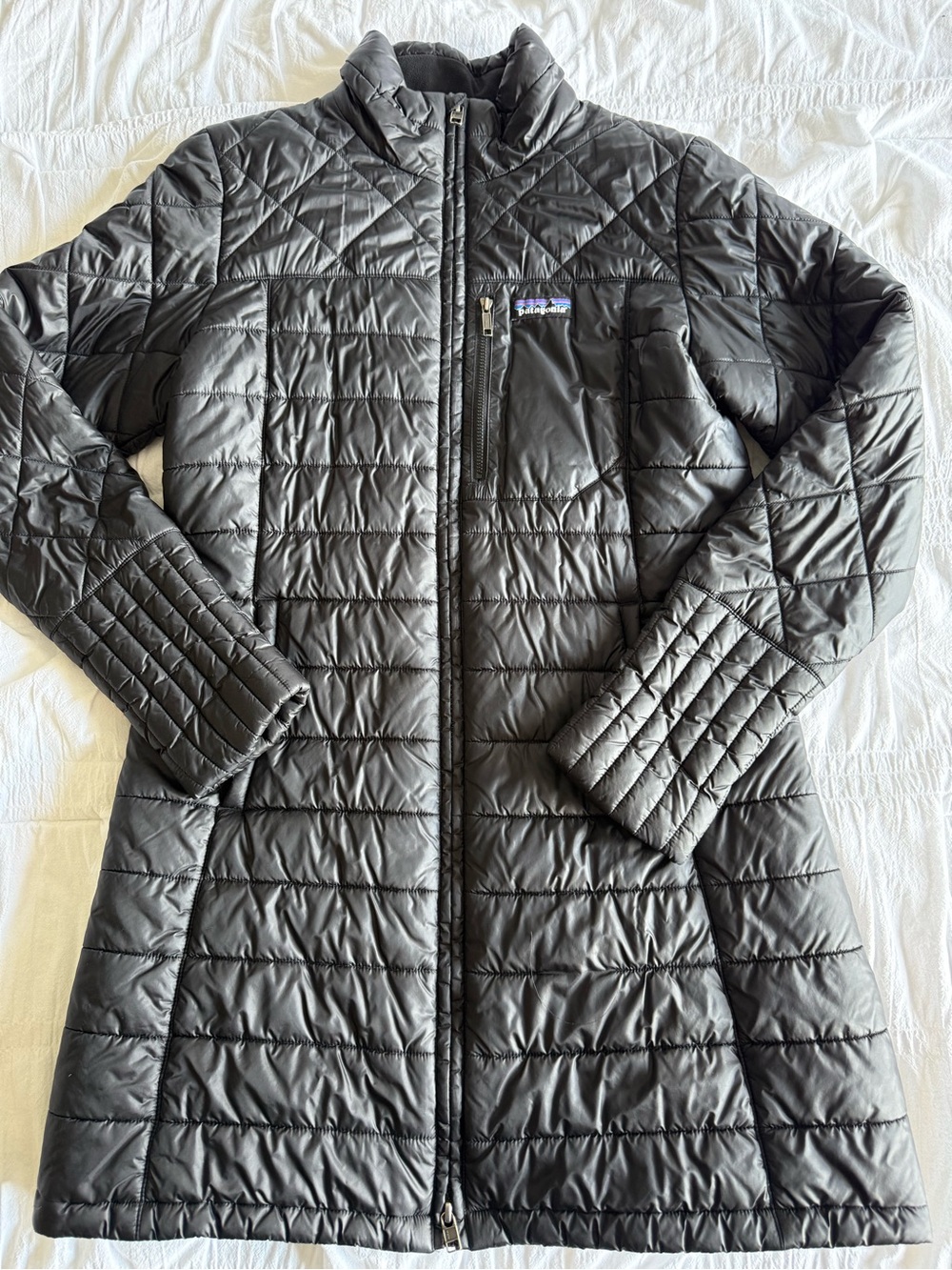 Patagonia Radalie Women's Black Quilted Parka Size Medium